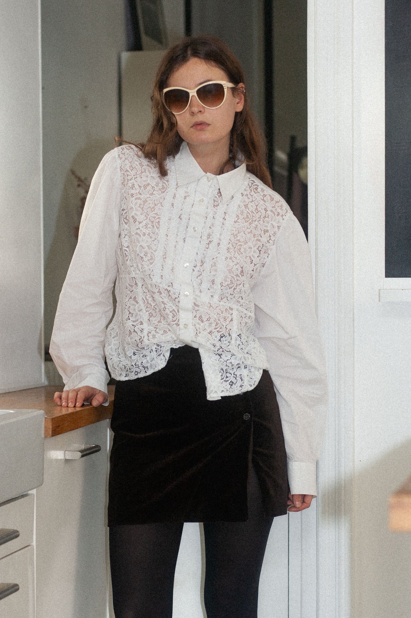 CHEMISIER EN DENTELLE