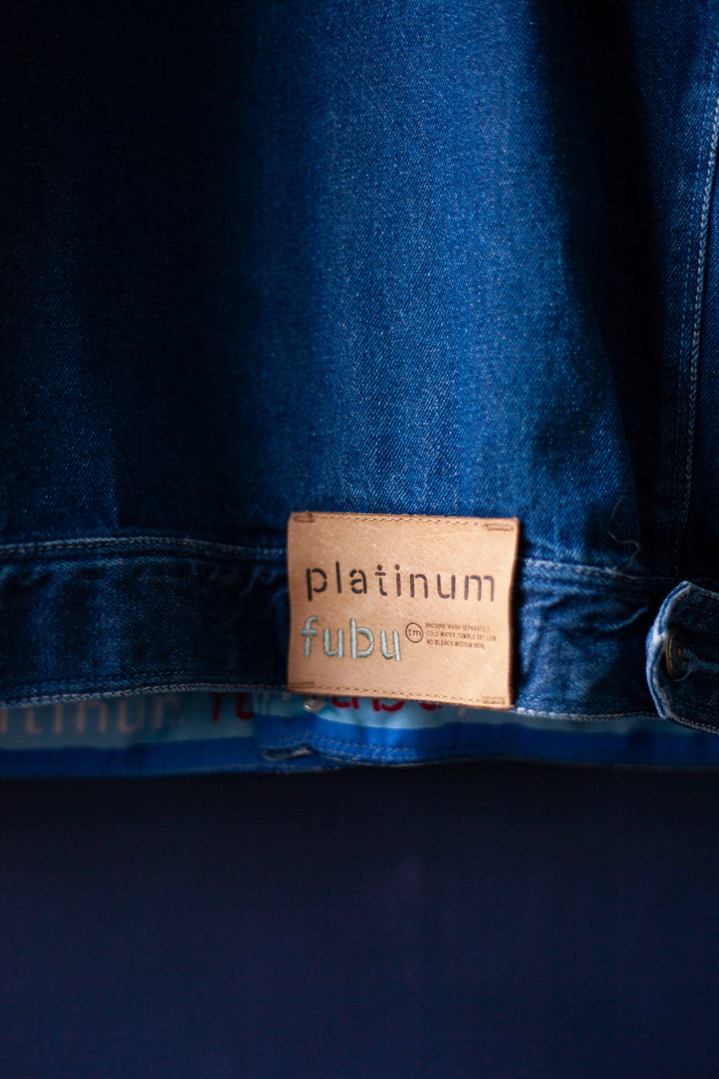 VESTE EN JEAN FUBU (HOMME TAILLE L-XL)