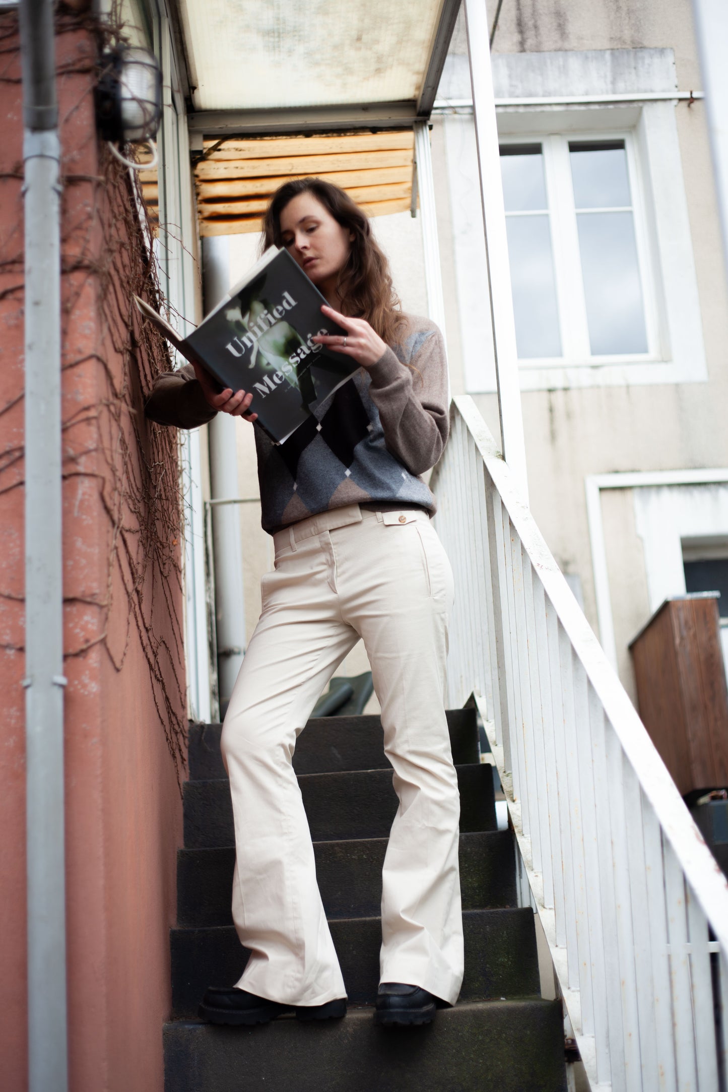 PANTALON PRADA FLARE