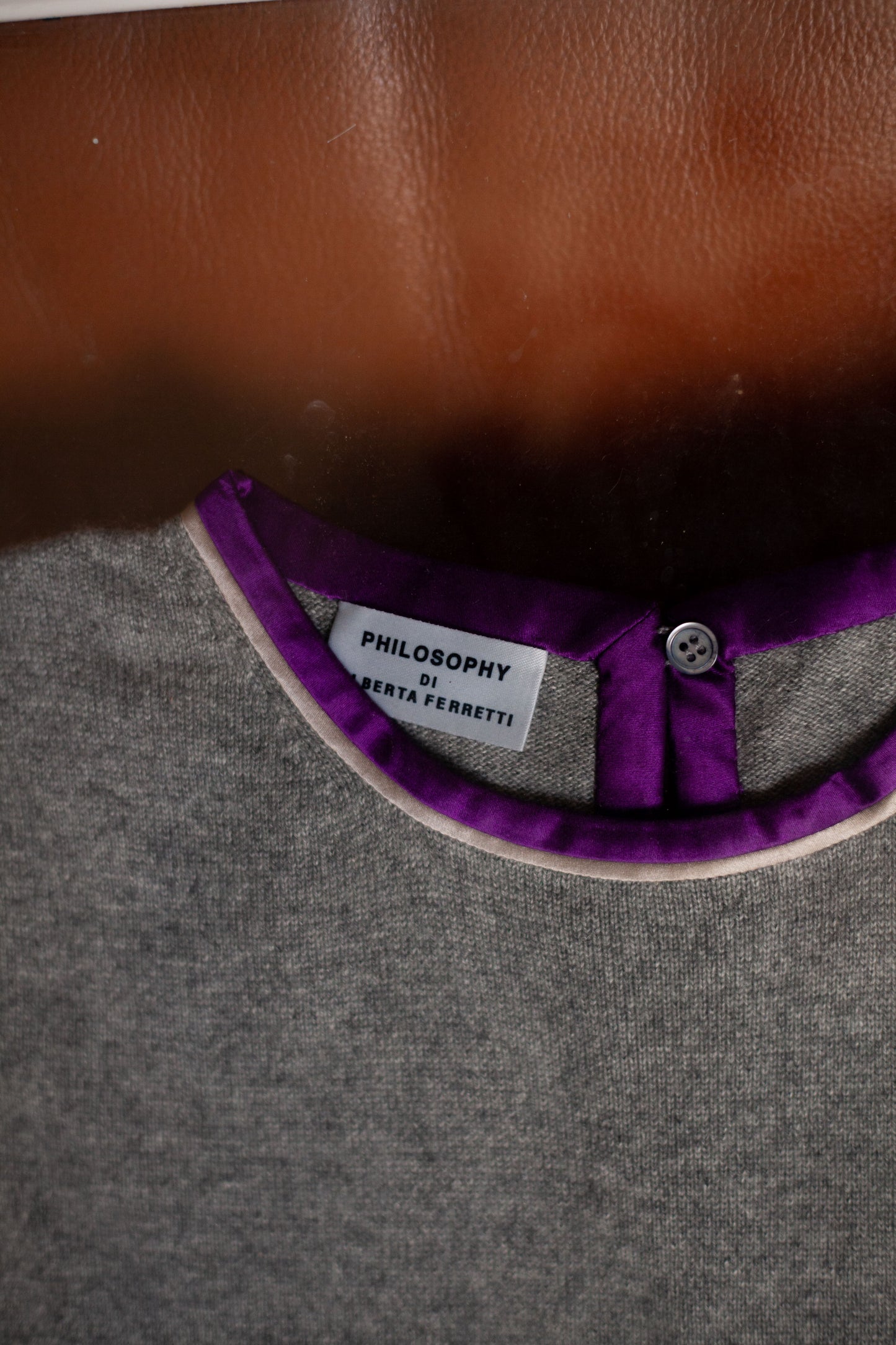 TOP EN SOIE ET CACHEMIRE PHILOSOPHY DI ALBERTA FERRETI