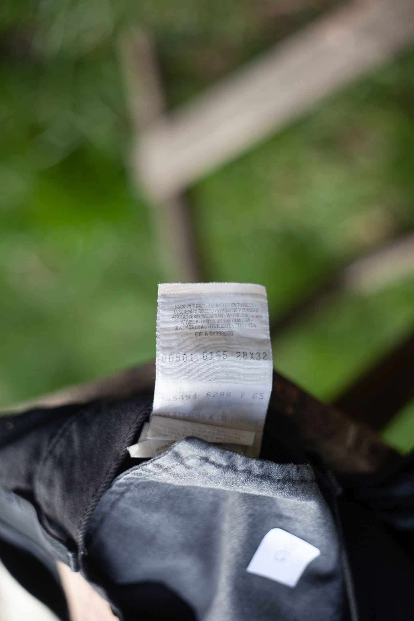 JEAN LEVI'S 501 VINTAGE NOIR