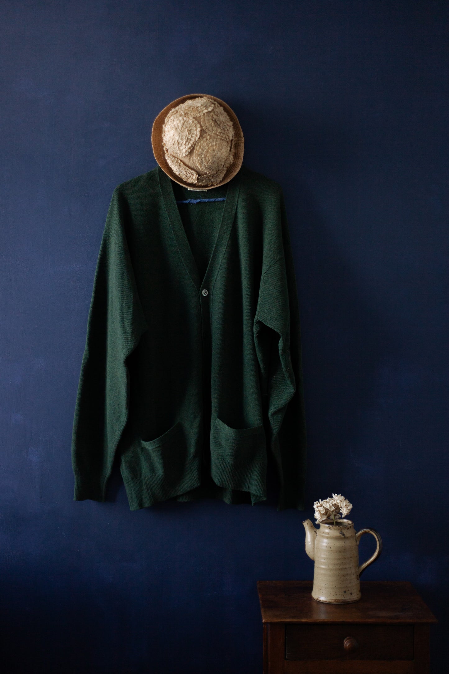 CARDIGAN VERT VINTAGE