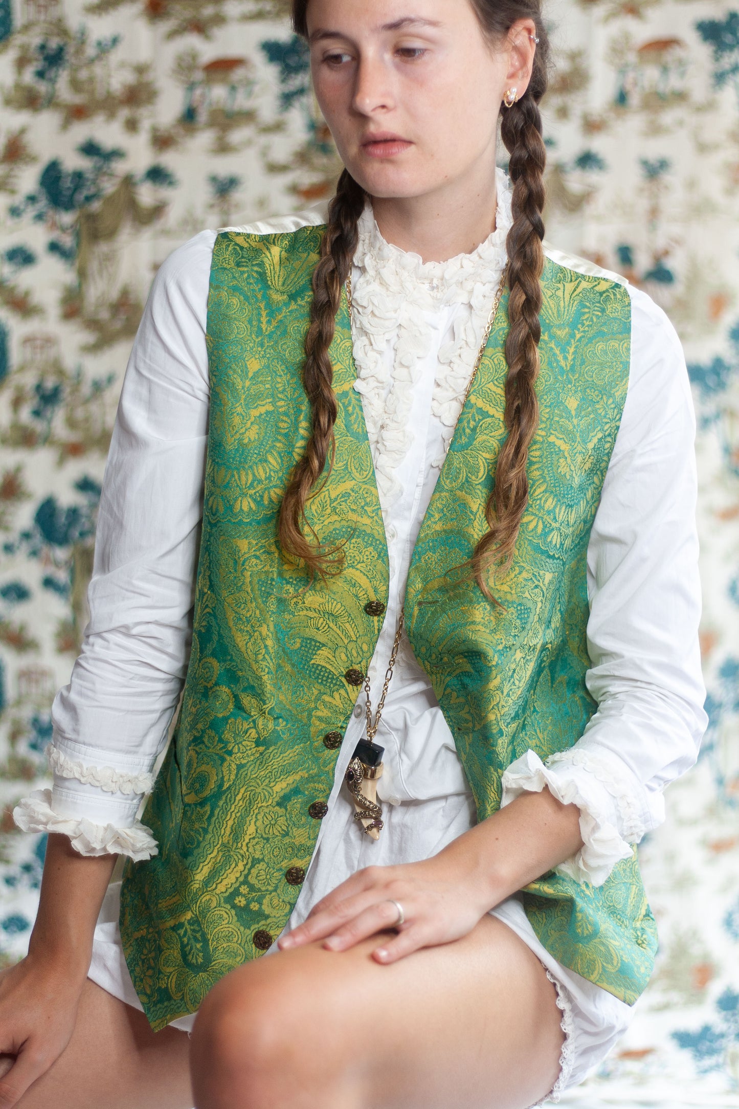 GILET EN SOIE FAVOURBROOK