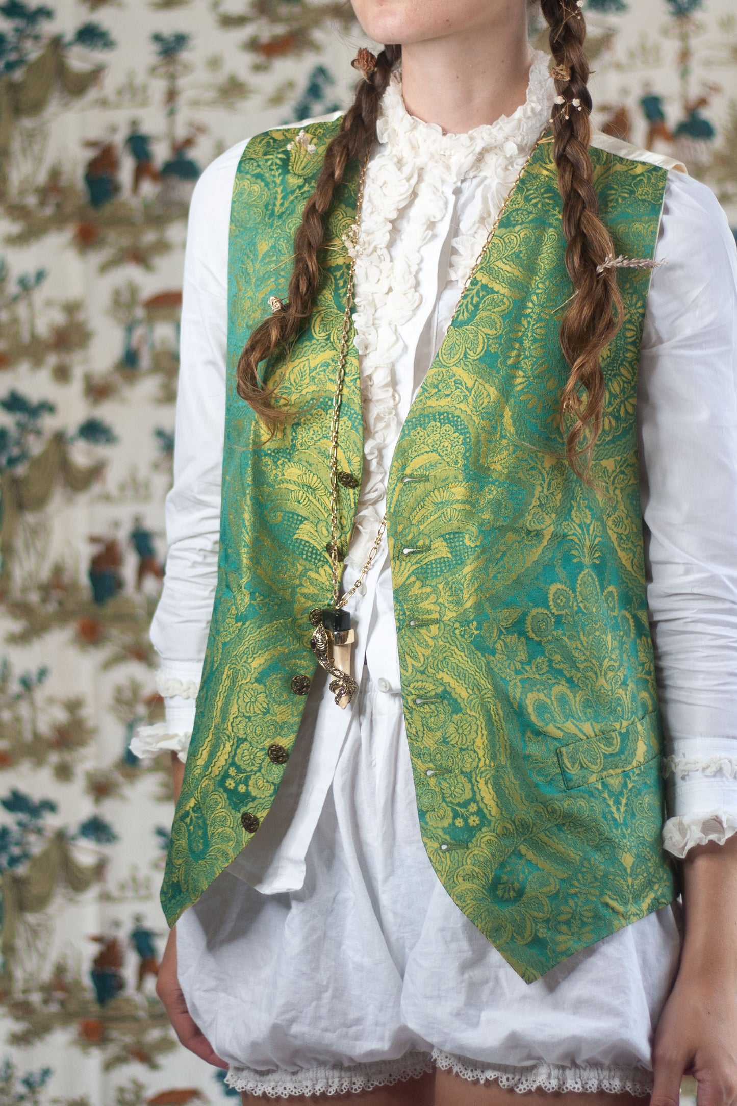 GILET EN SOIE FAVOURBROOK