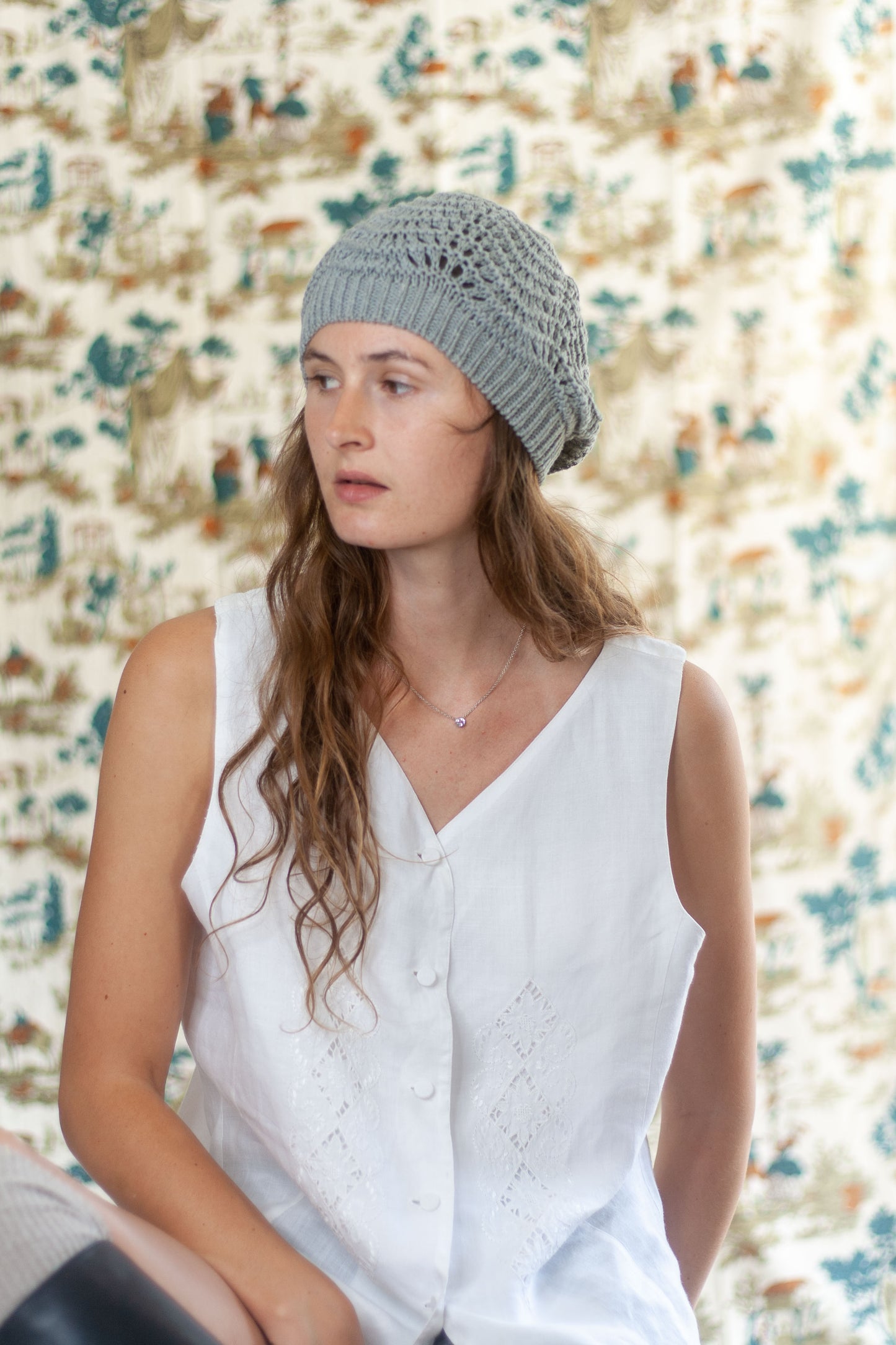 DÉBARDEUR VINTAGE BRODÉ