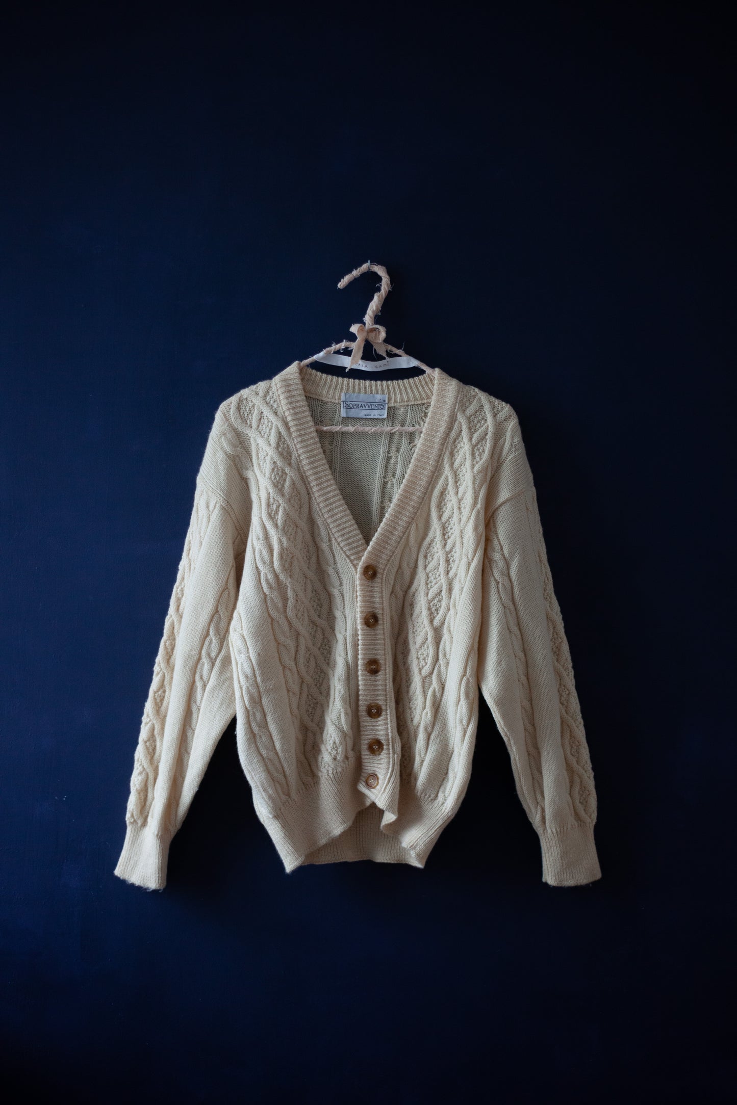 CARDIGAN TORSADES VINTAGE