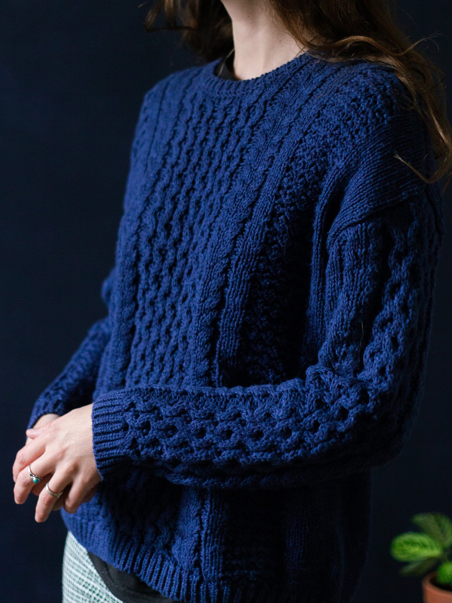 PULL À TORSADES SWILDENS (TAILLE M)
