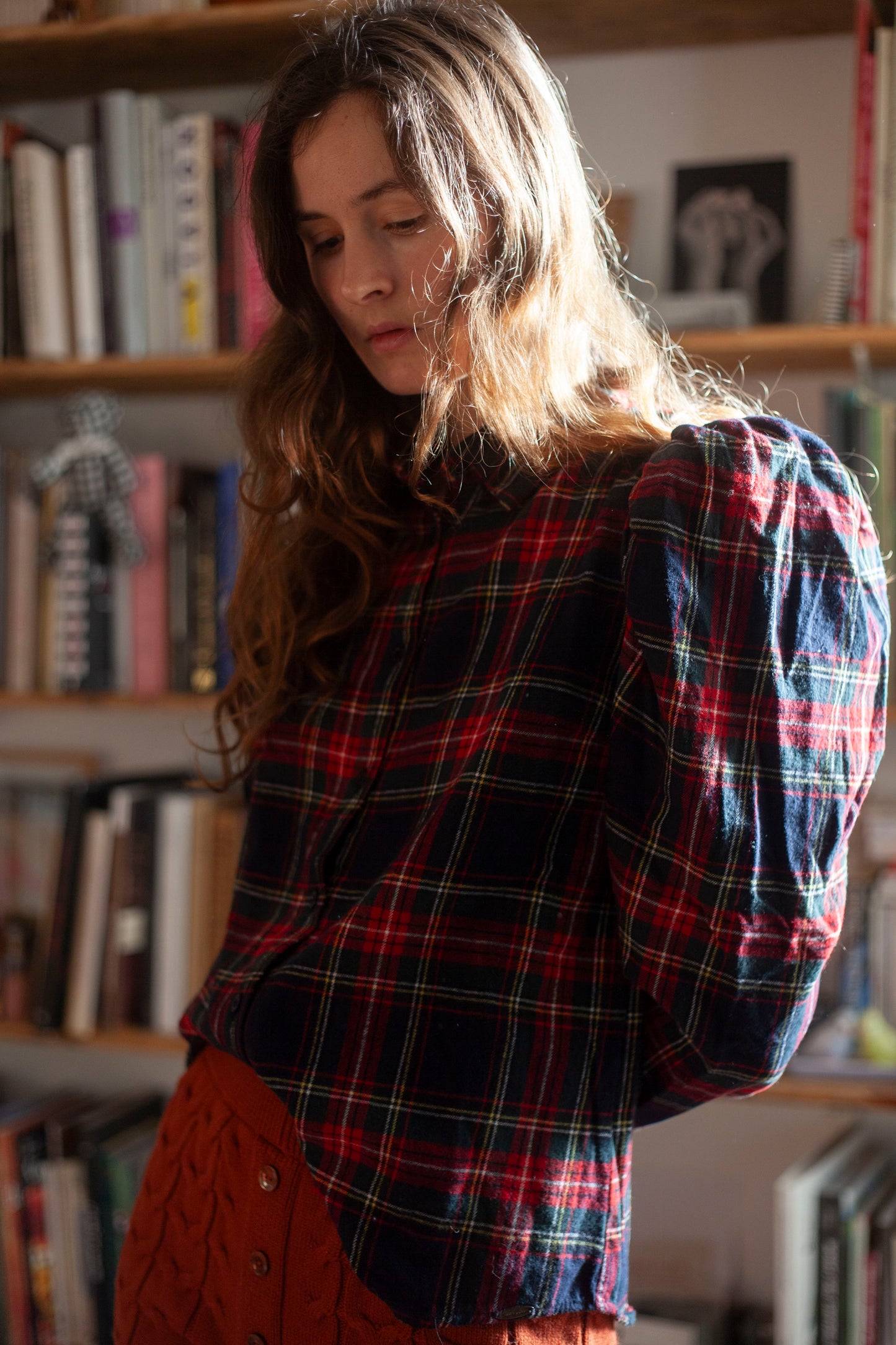 CHEMISIER ÉCOSSAIS  (TAILLE L)