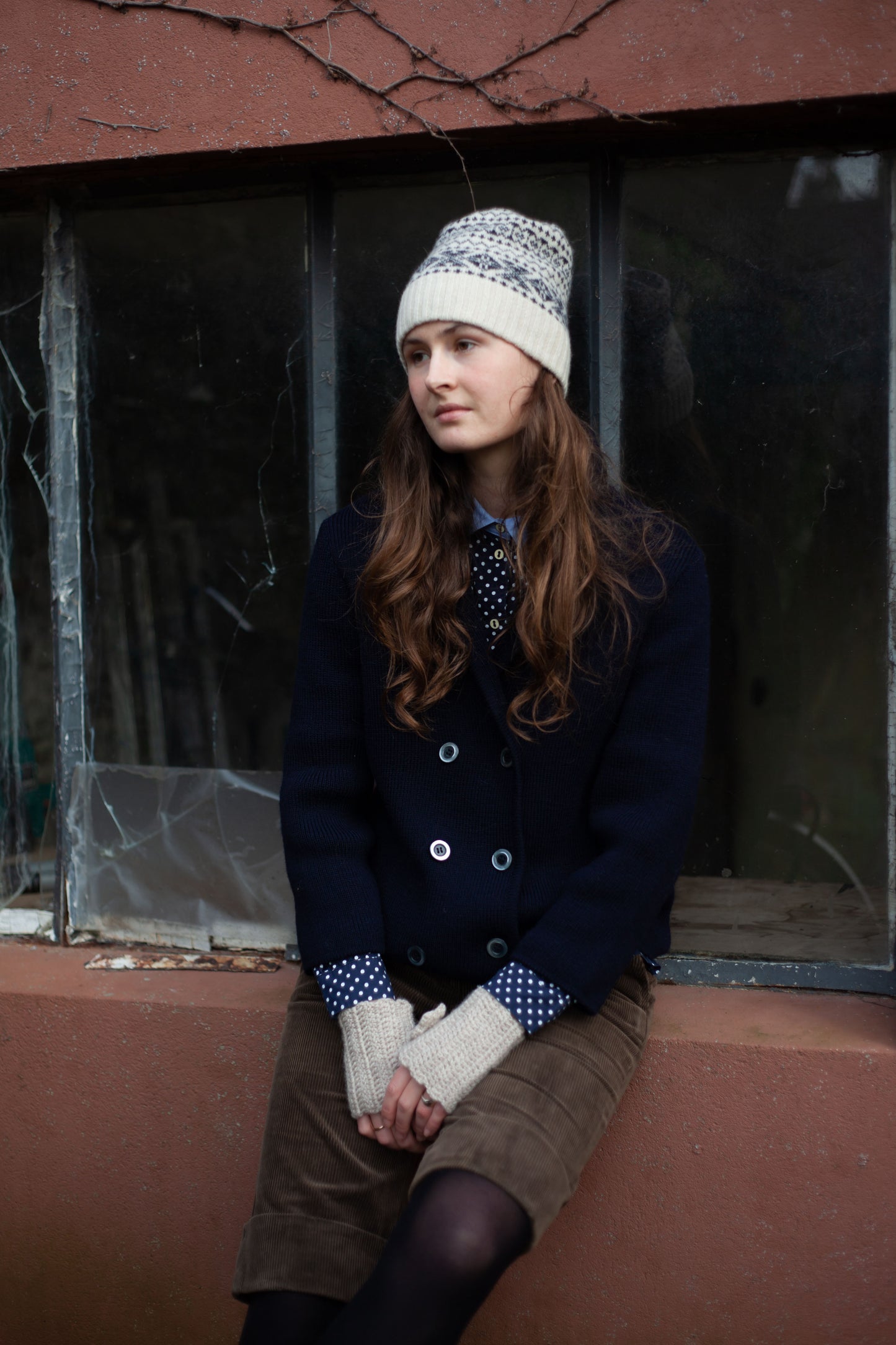 CARDIGAN MARINE EN LAINE