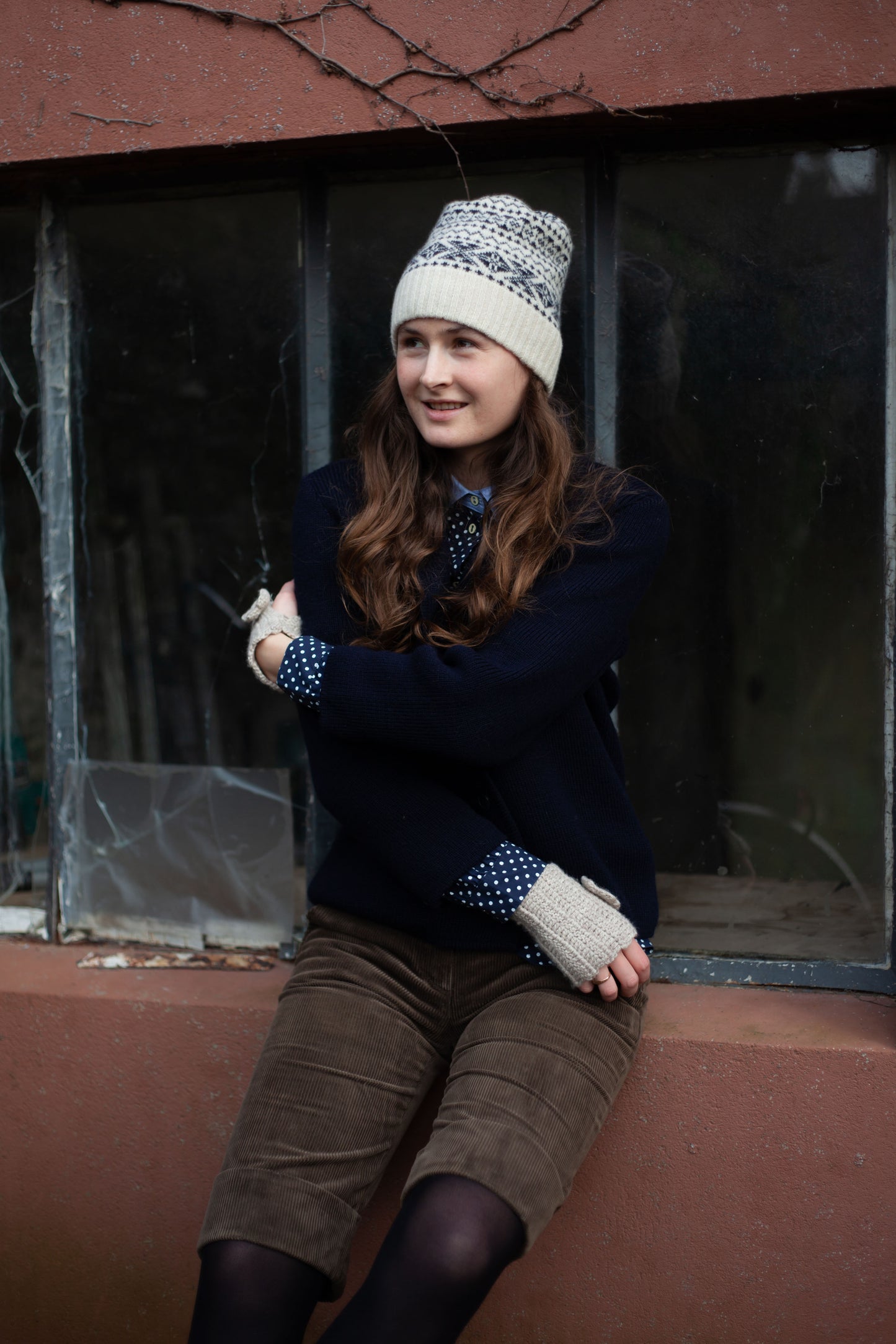 CARDIGAN MARINE EN LAINE