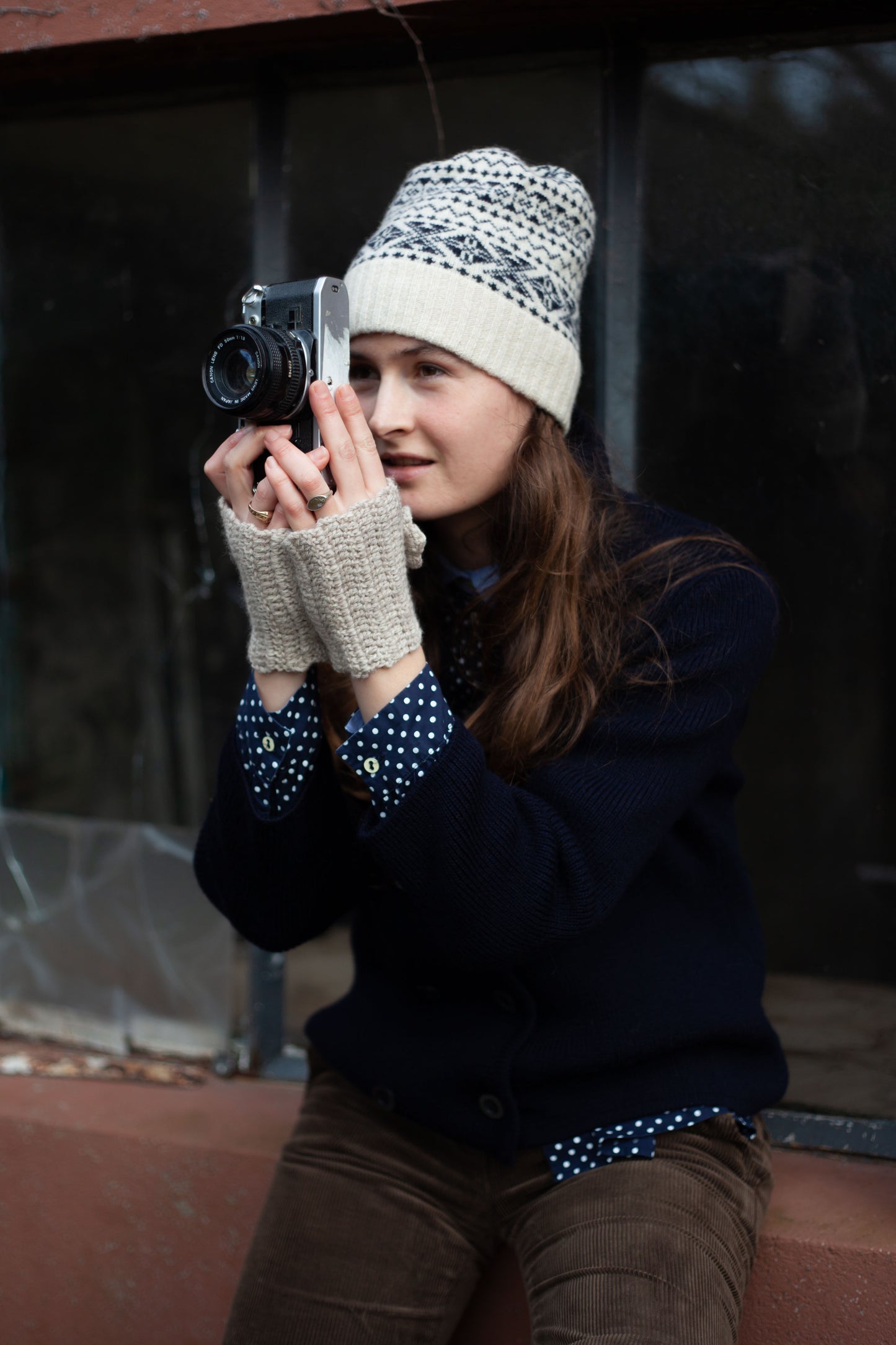 CARDIGAN MARINE EN LAINE