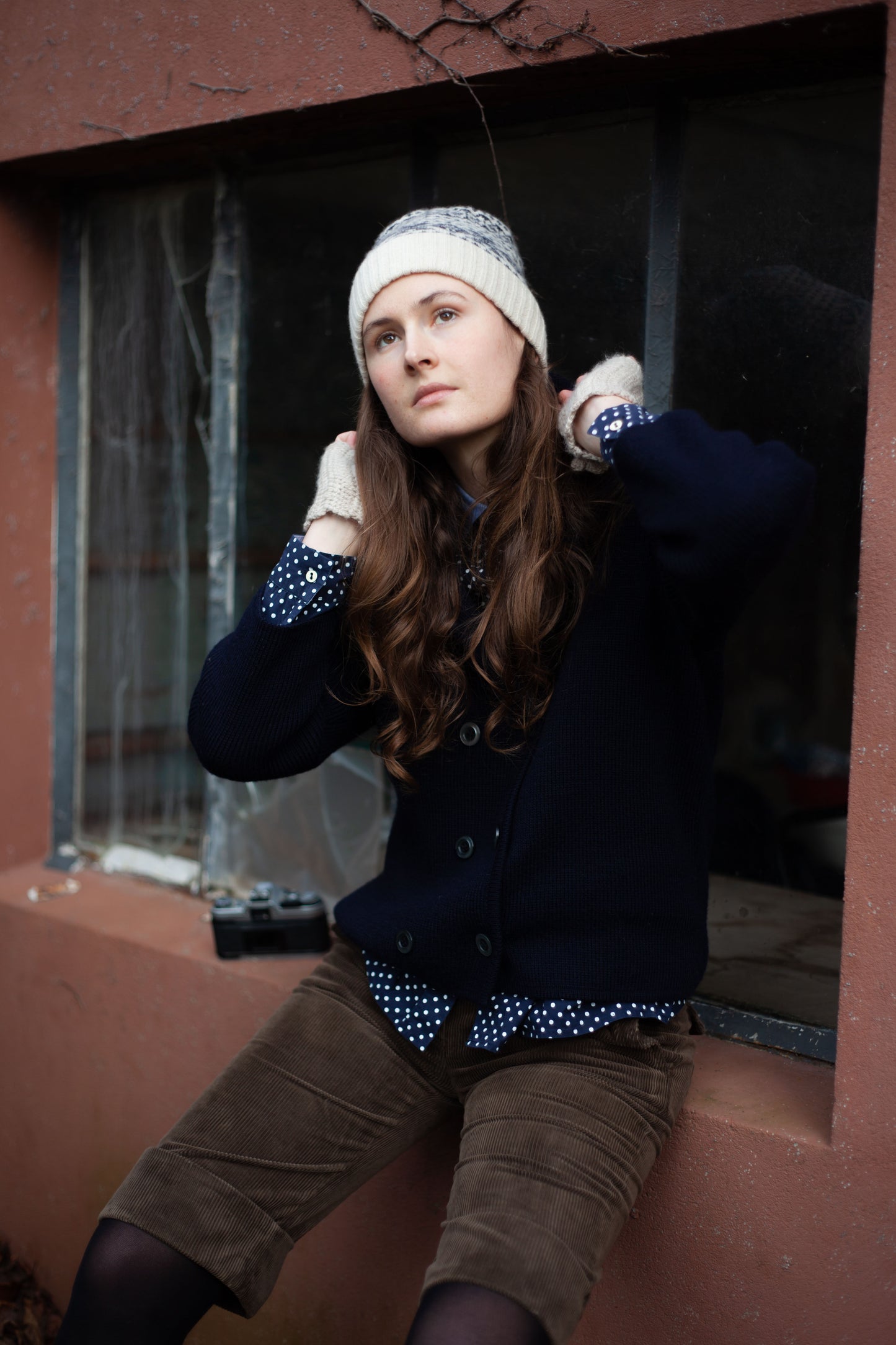 CARDIGAN MARINE EN LAINE