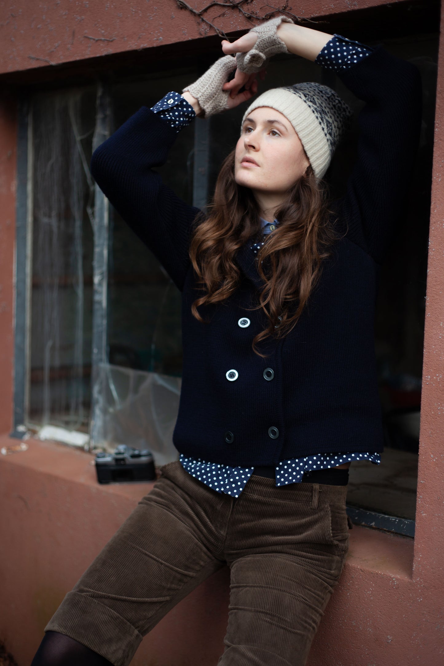 CARDIGAN MARINE EN LAINE