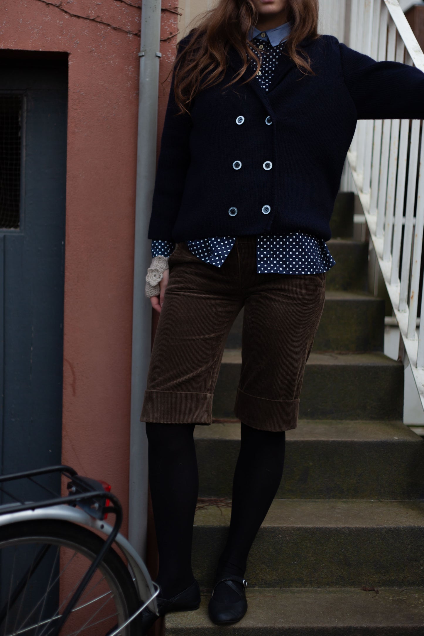 CARDIGAN MARINE EN LAINE