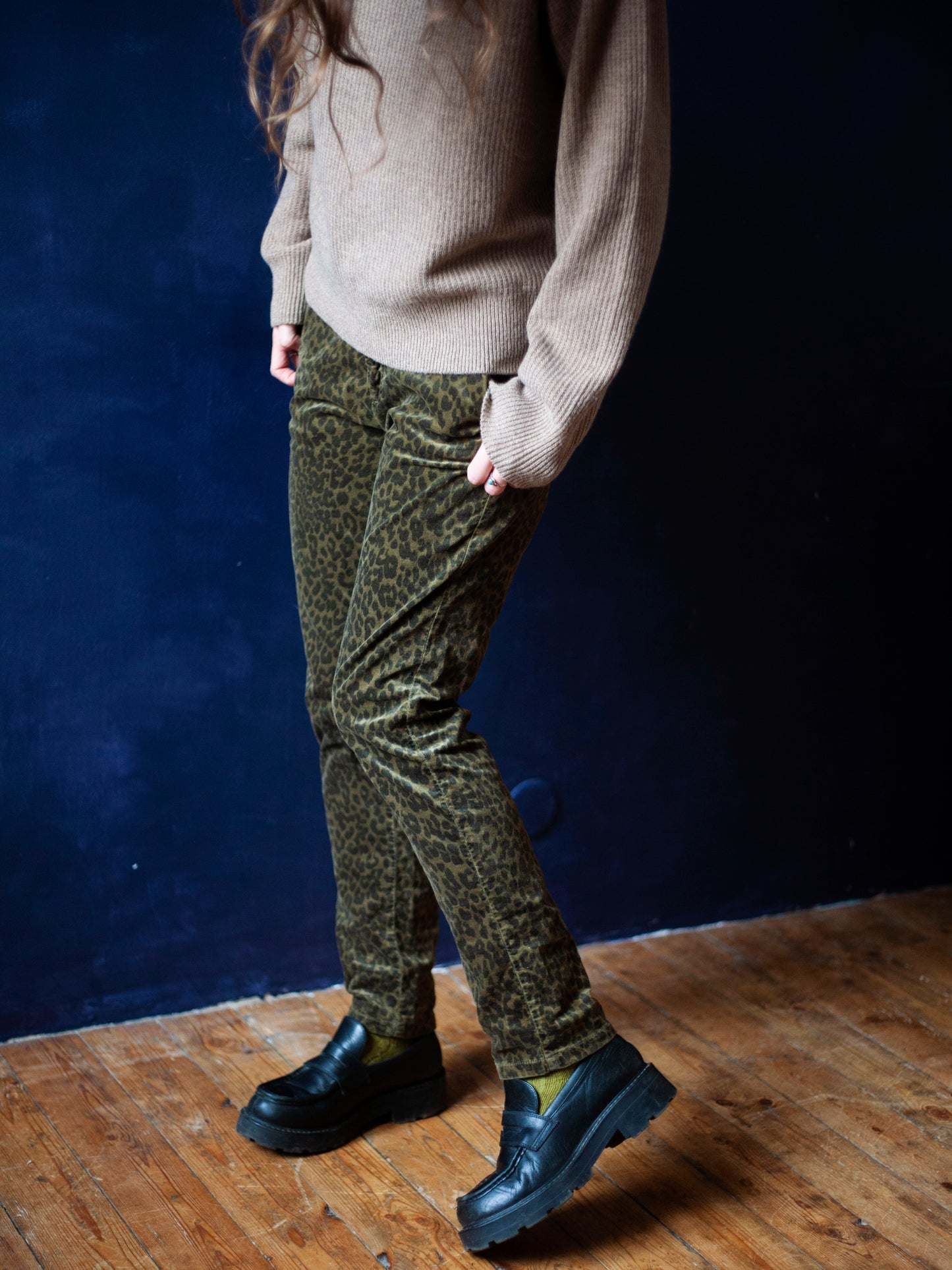 PANTALON LÉOPARD HOD W29