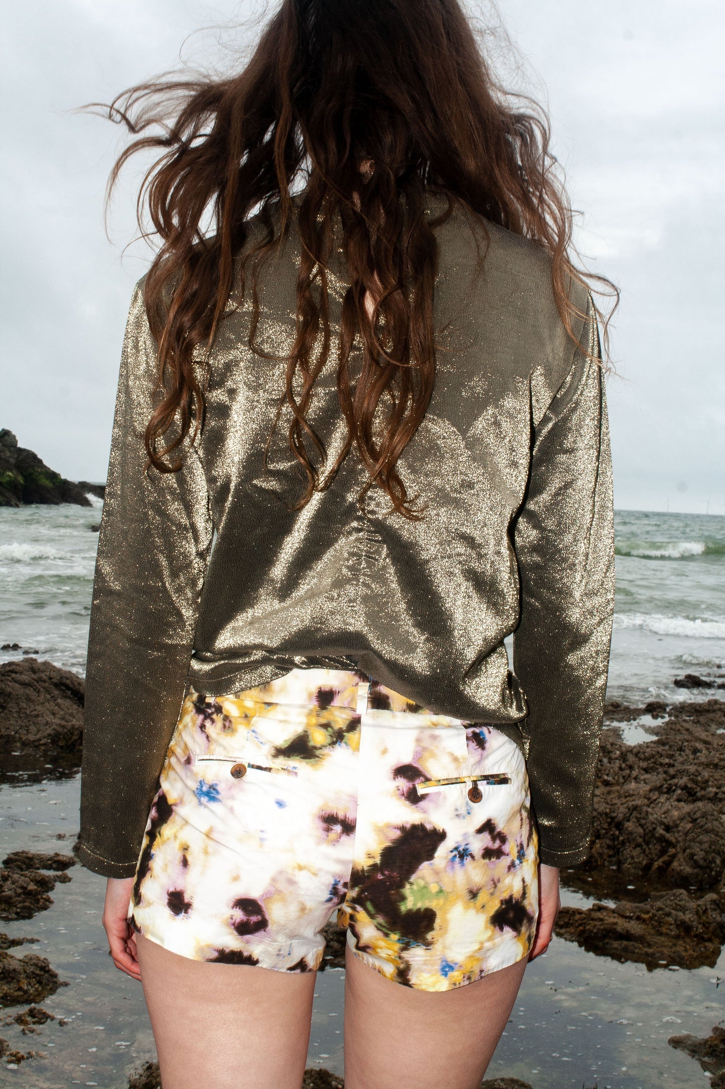 Short tie & dye J.Crew