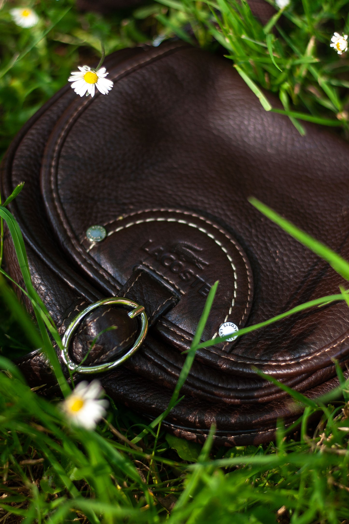 SACOCHE EN CUIR LACOSTE