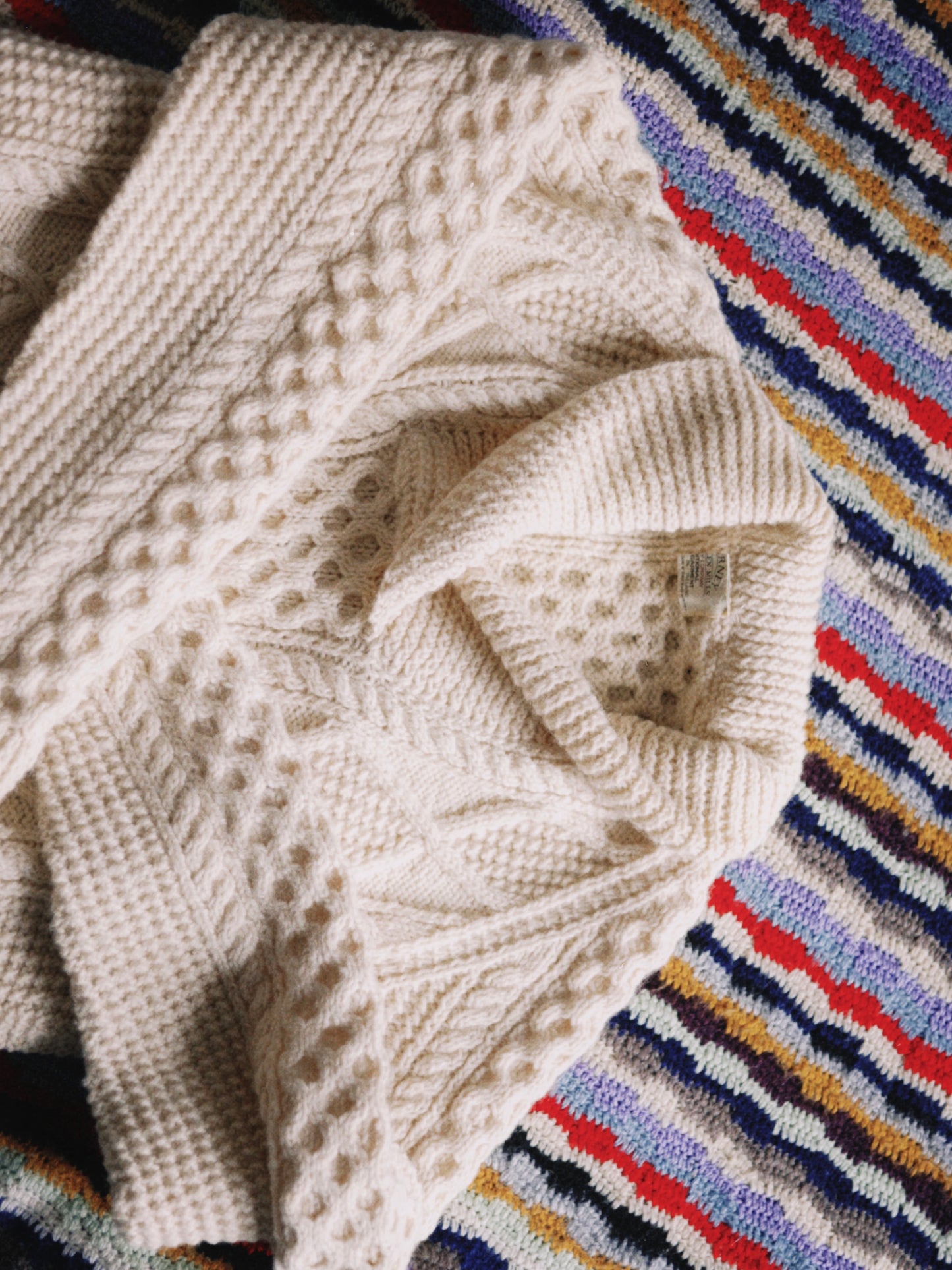 PULL IRLANDAIS ARAN HOMME (TAILLE XL)