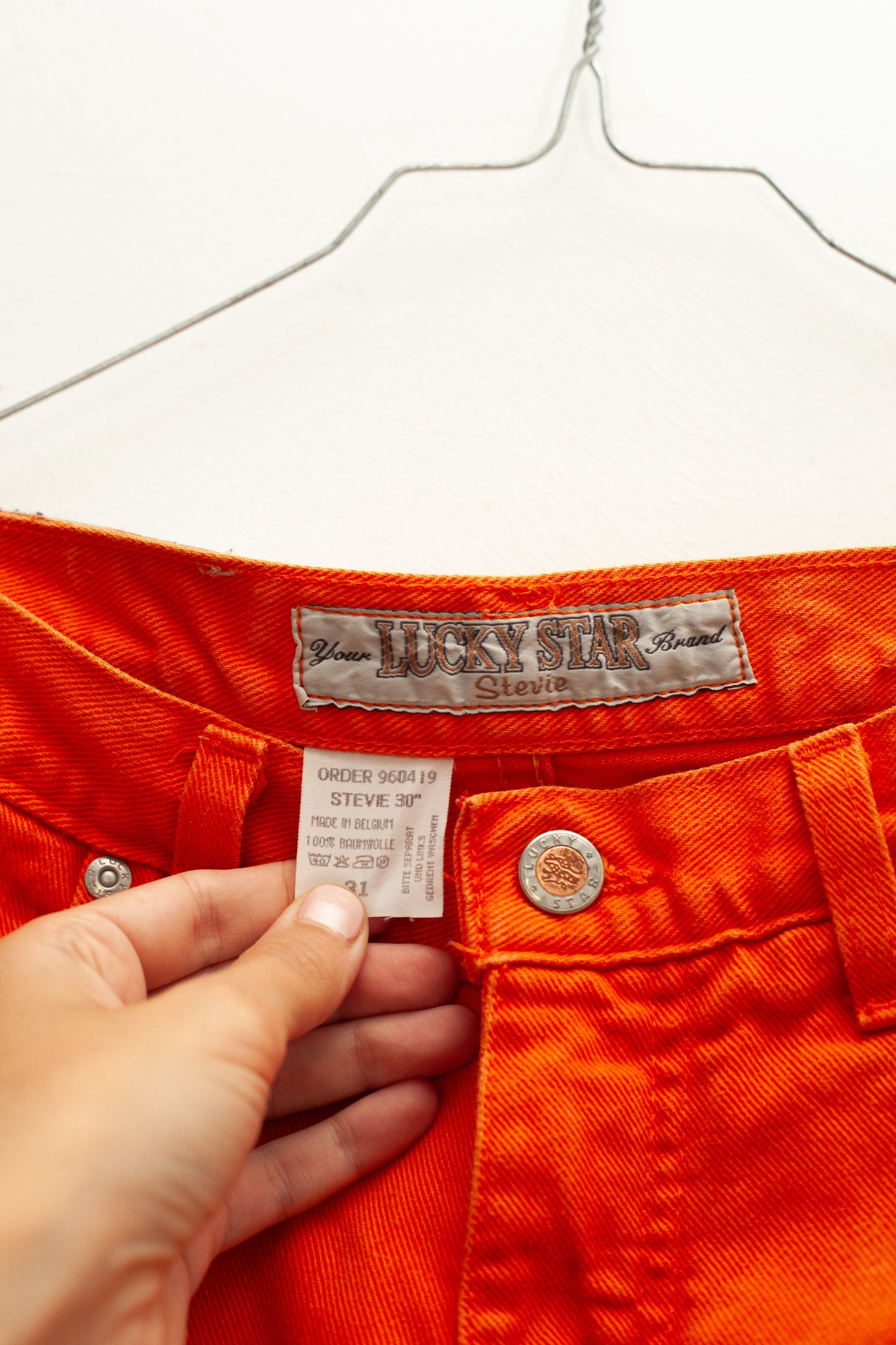 JEAN VINTAGE ORANGE W31