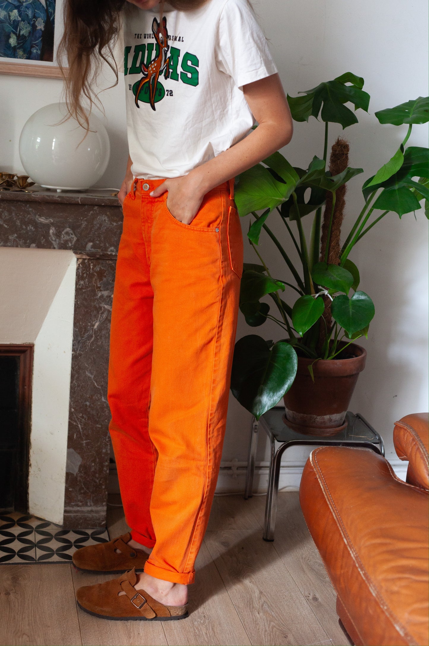 JEAN VINTAGE ORANGE W31