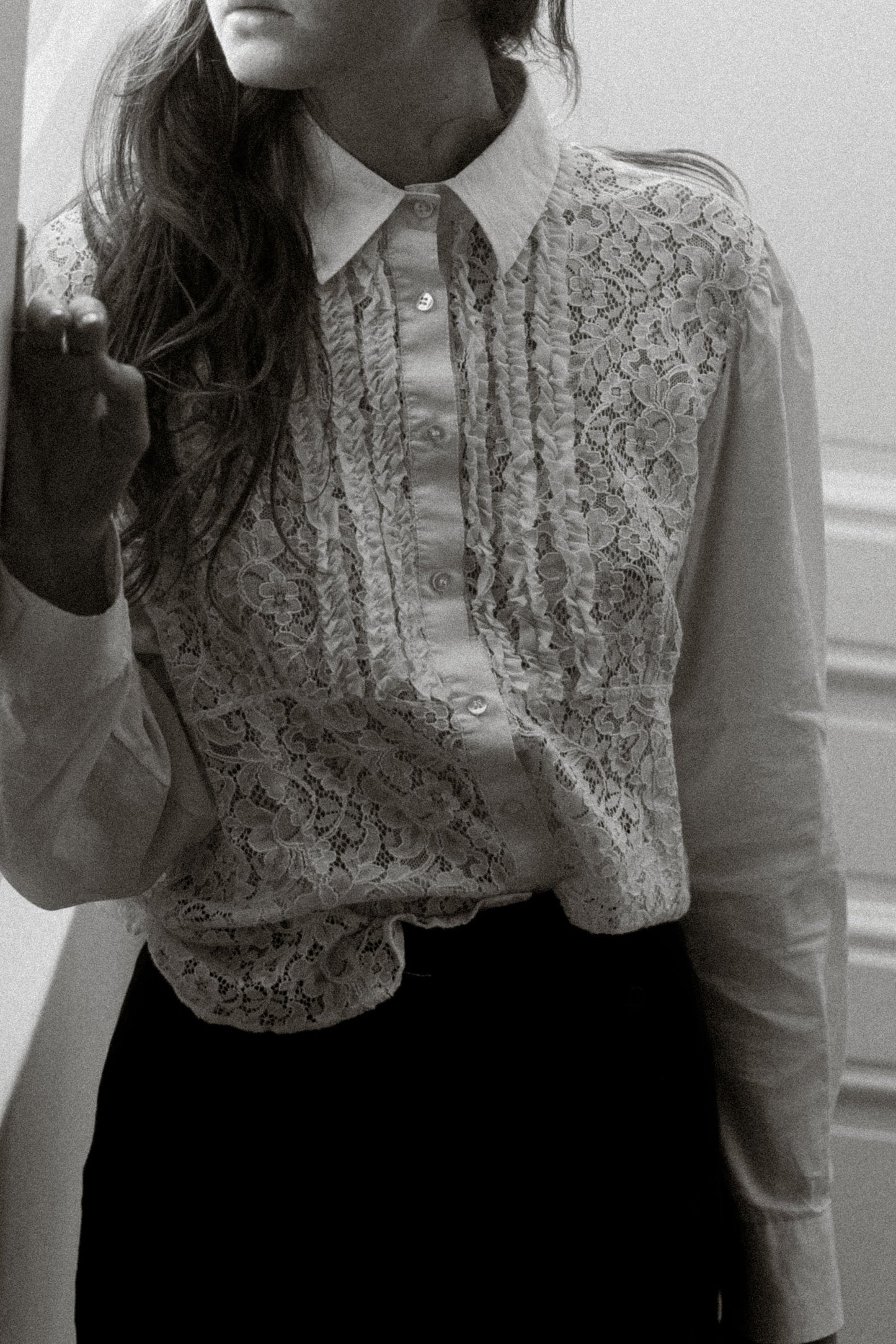 CHEMISIER EN DENTELLE