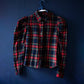CHEMISIER ÉCOSSAIS  (TAILLE L)