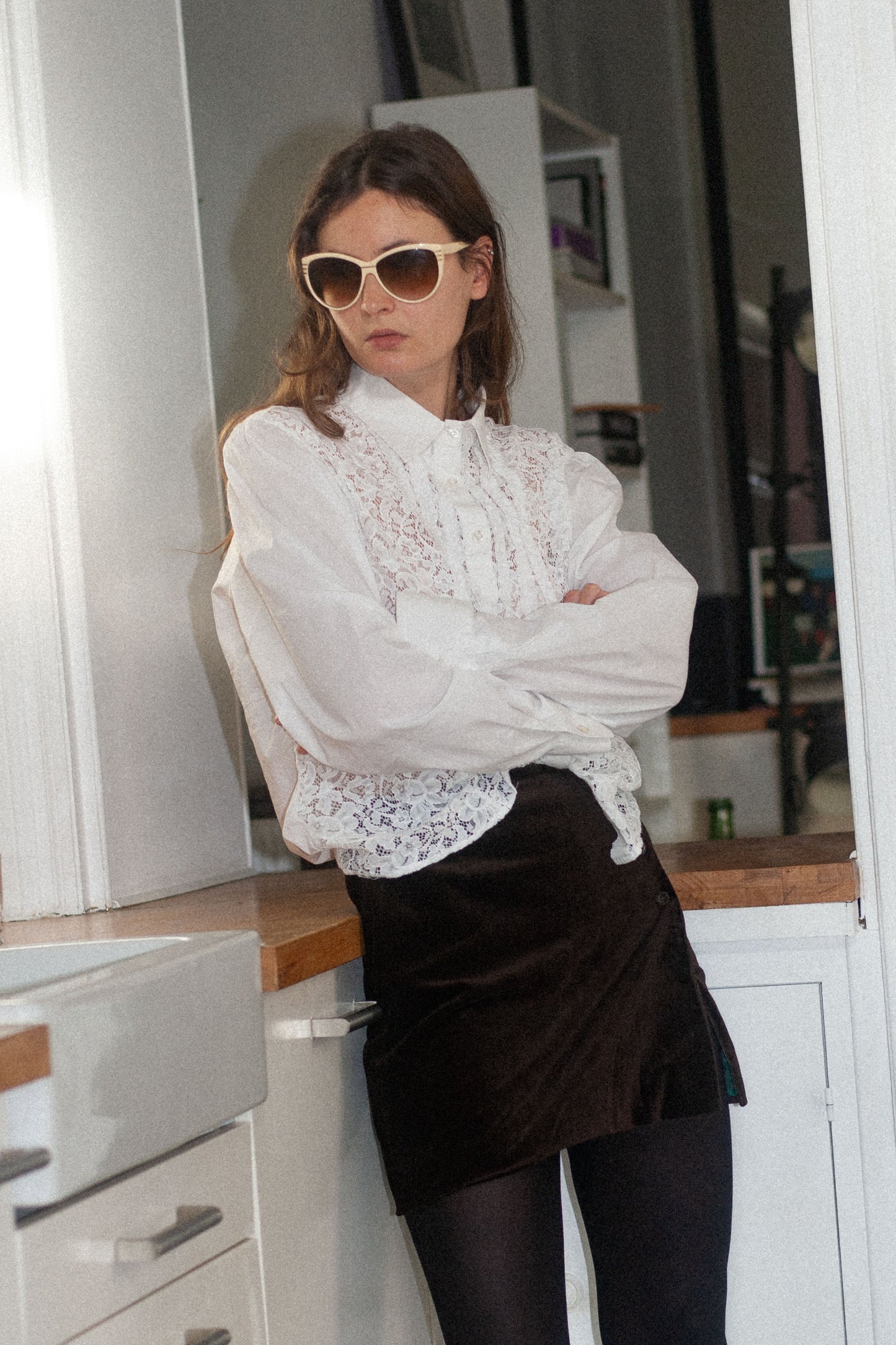 CHEMISIER EN DENTELLE