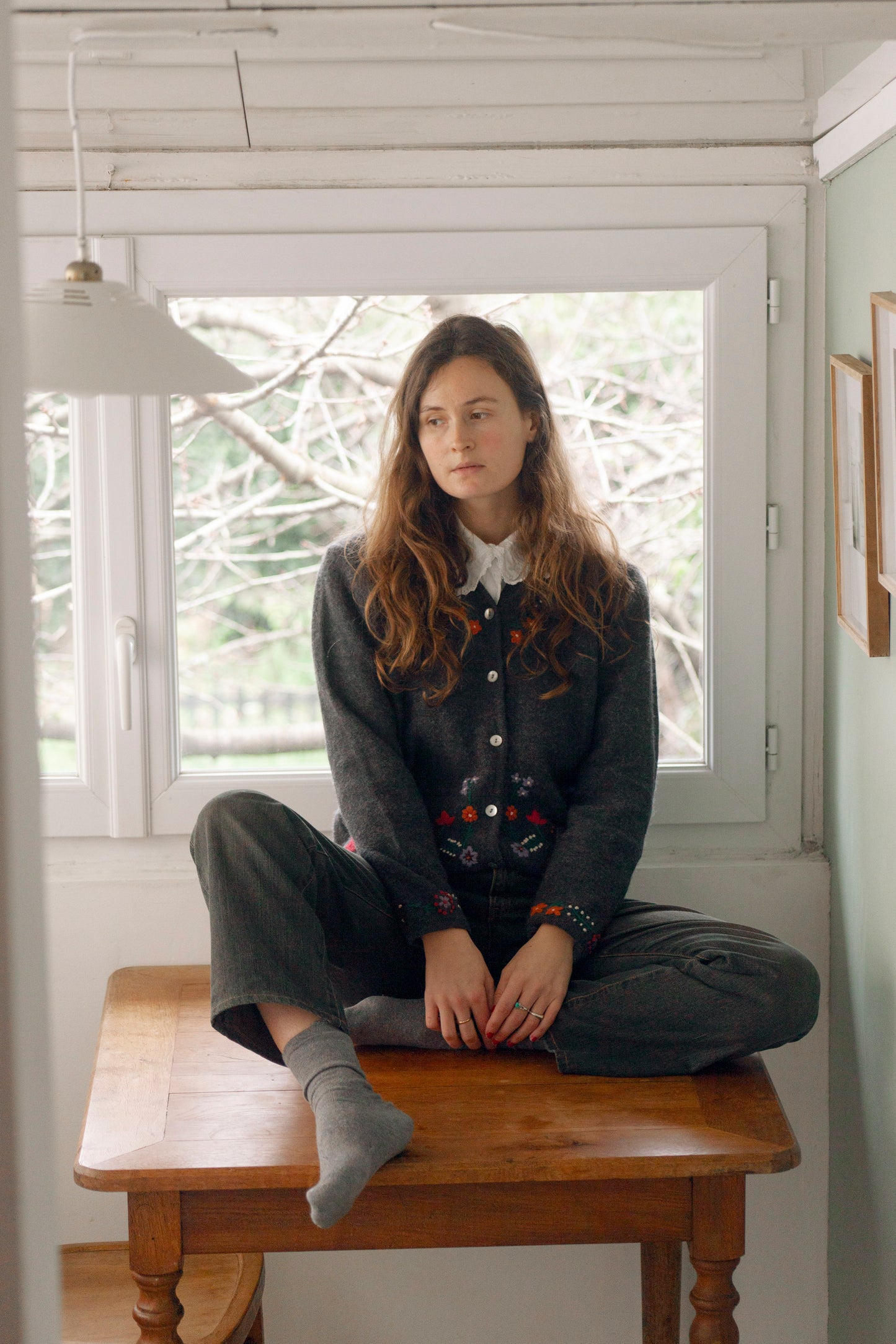 CARDIGAN FLEURS BRODÉES