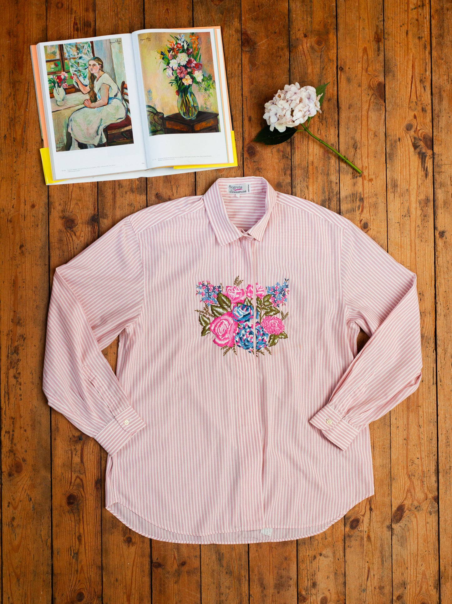 CHEMISE RAYÉE EMMANUEL SCHVILI VINTAGE XL