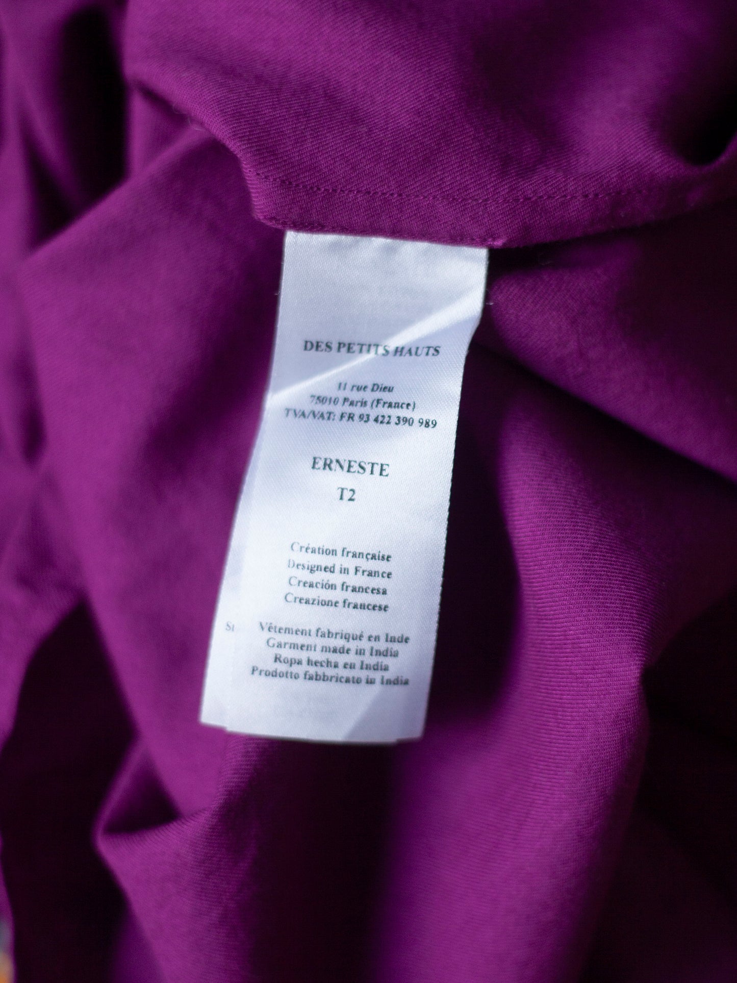 BLOUSE ERNESTE DES PETITS HAUTS (TAILLE M)