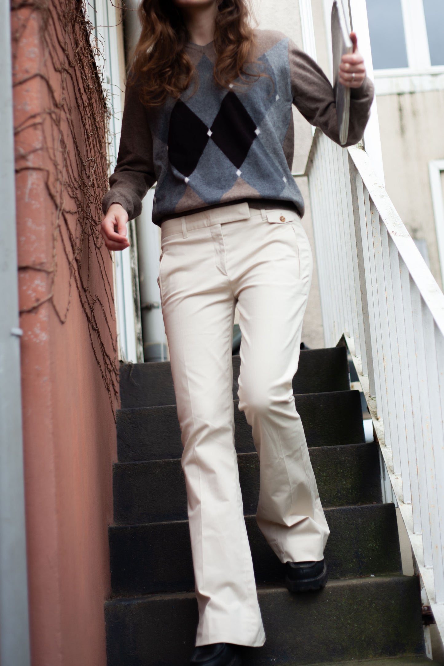 PANTALON PRADA FLARE