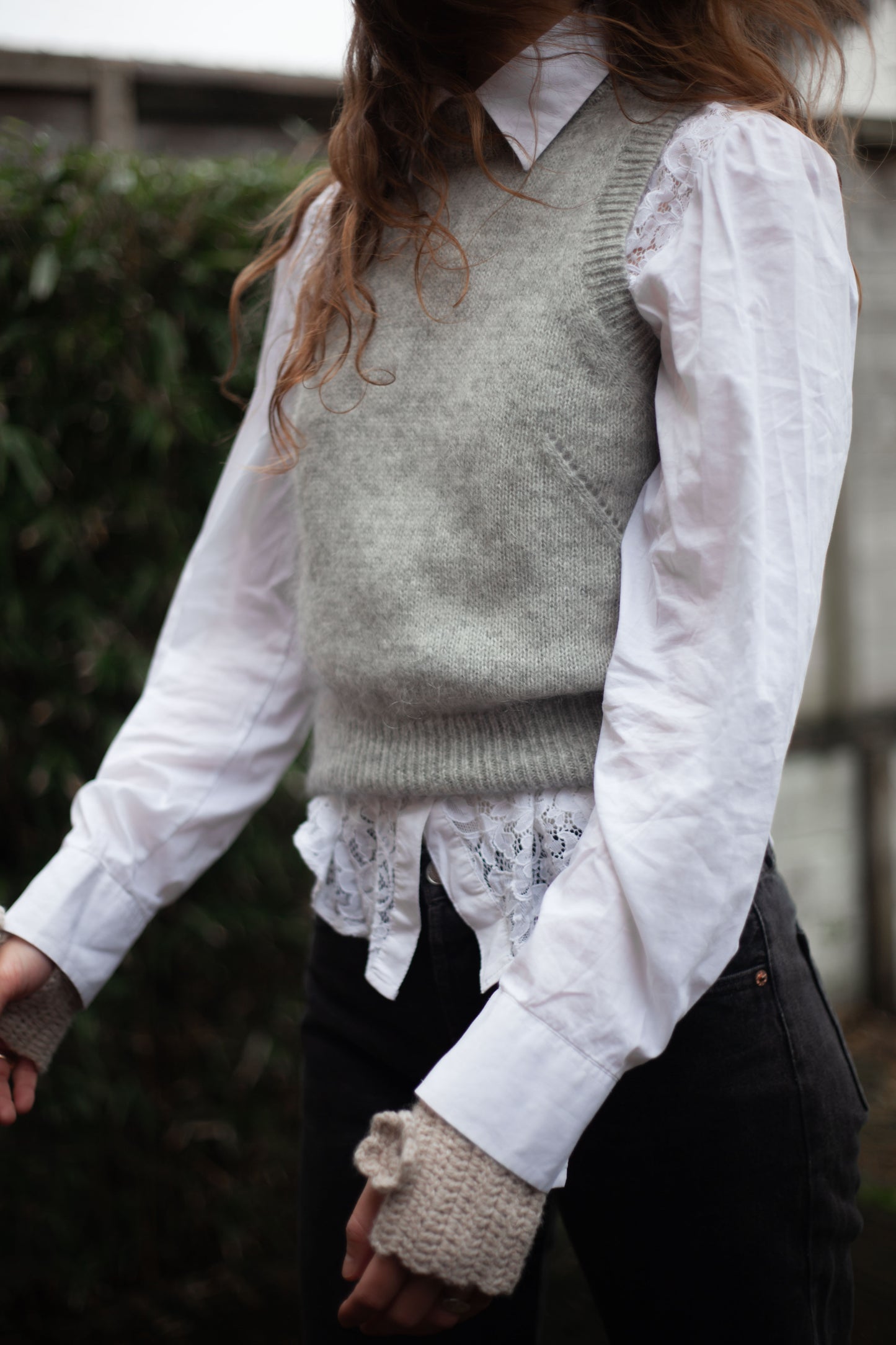PULL SANS MANCHES MOHAIR