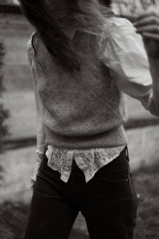 PULL SANS MANCHES MOHAIR