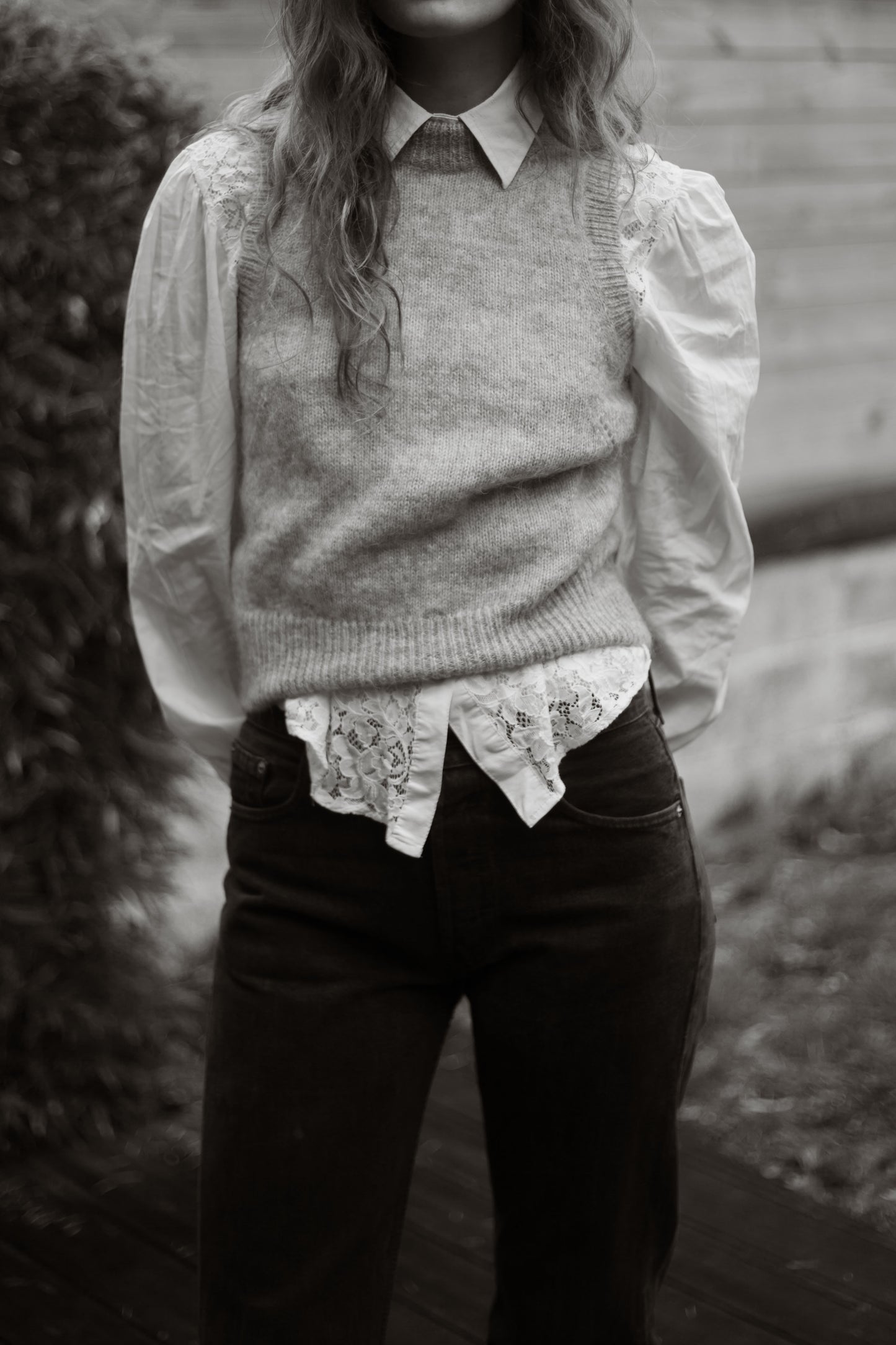 PULL SANS MANCHES MOHAIR