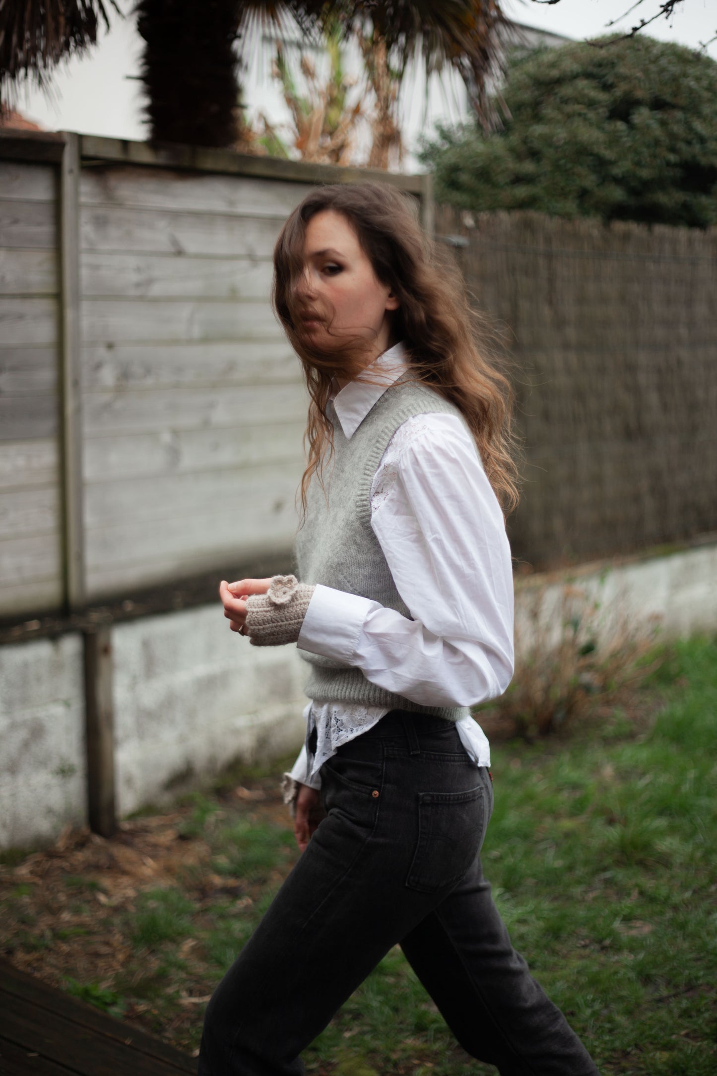 PULL SANS MANCHES MOHAIR