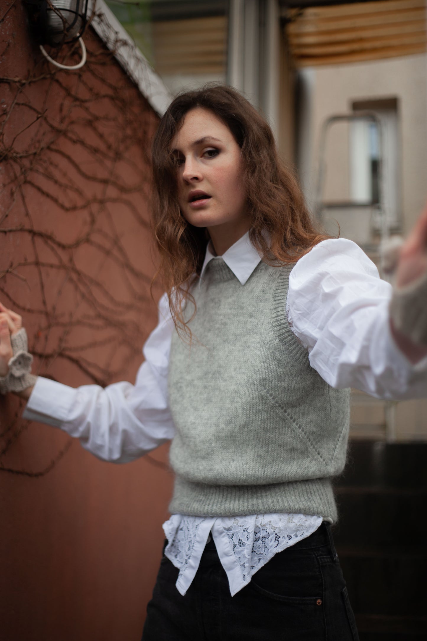 PULL SANS MANCHES MOHAIR