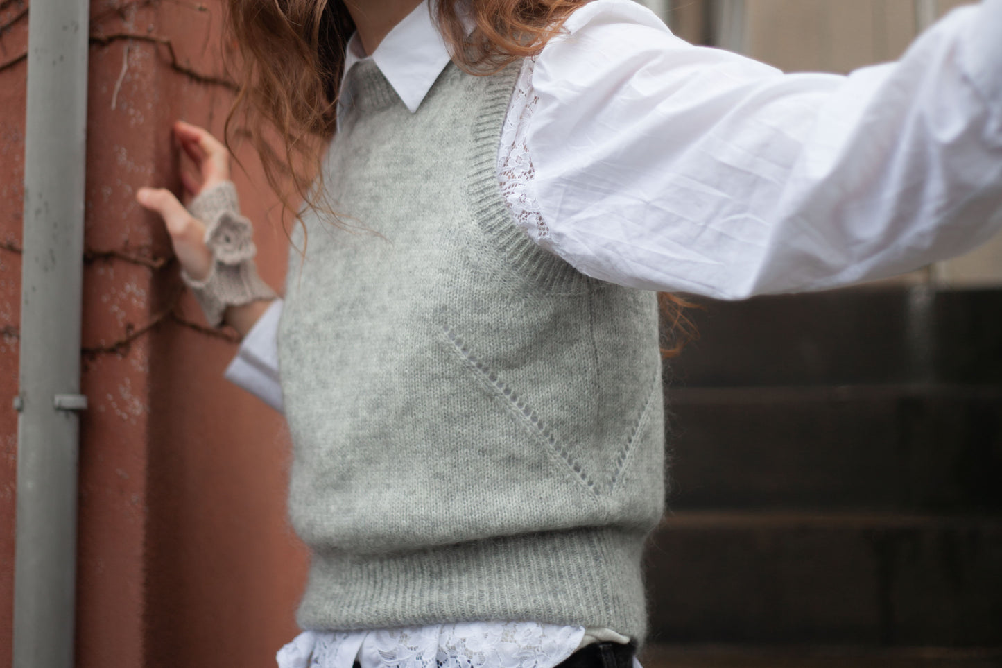 PULL SANS MANCHES MOHAIR