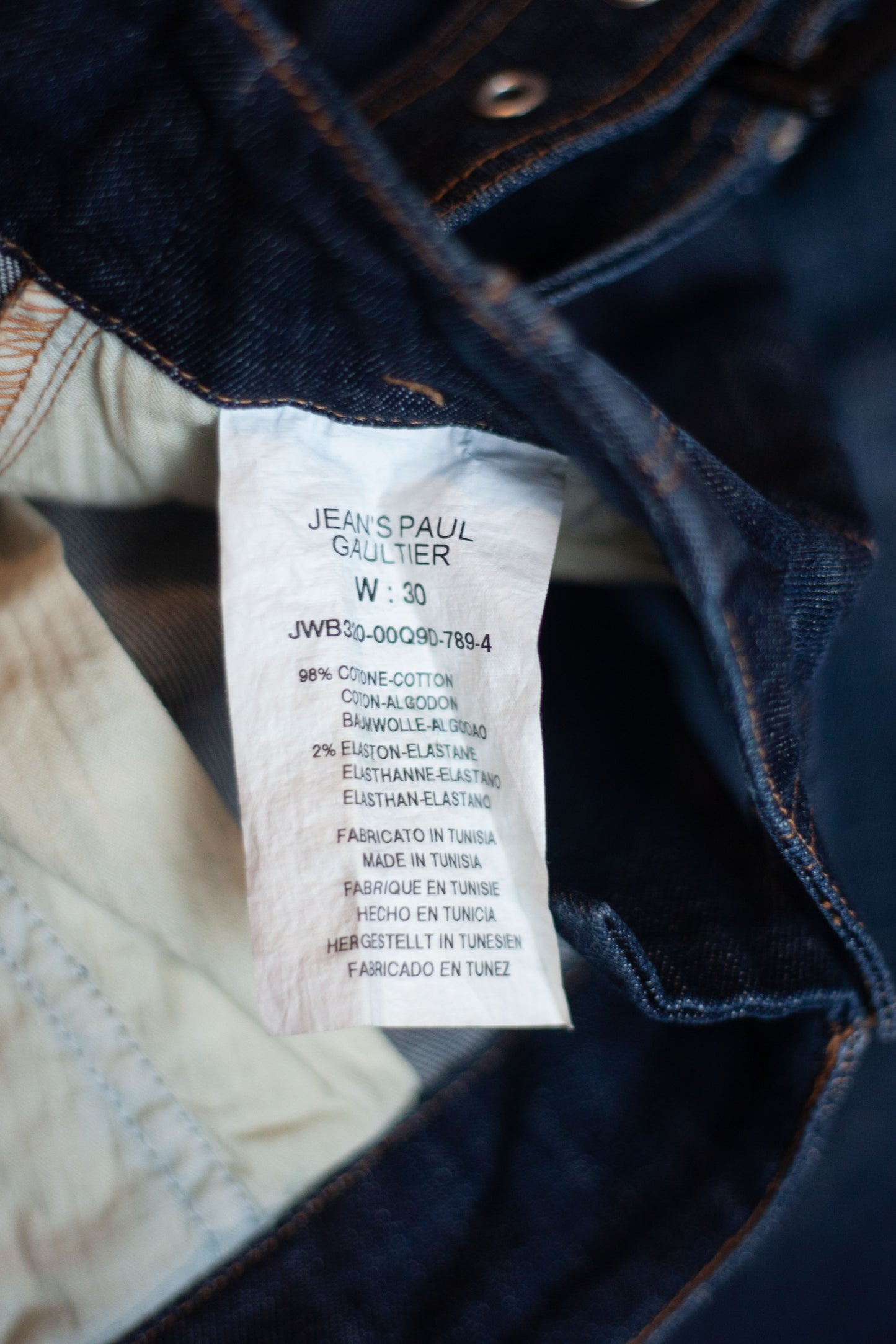 JEAN JEAN-PAUL GAULTIER VINTAGE W30