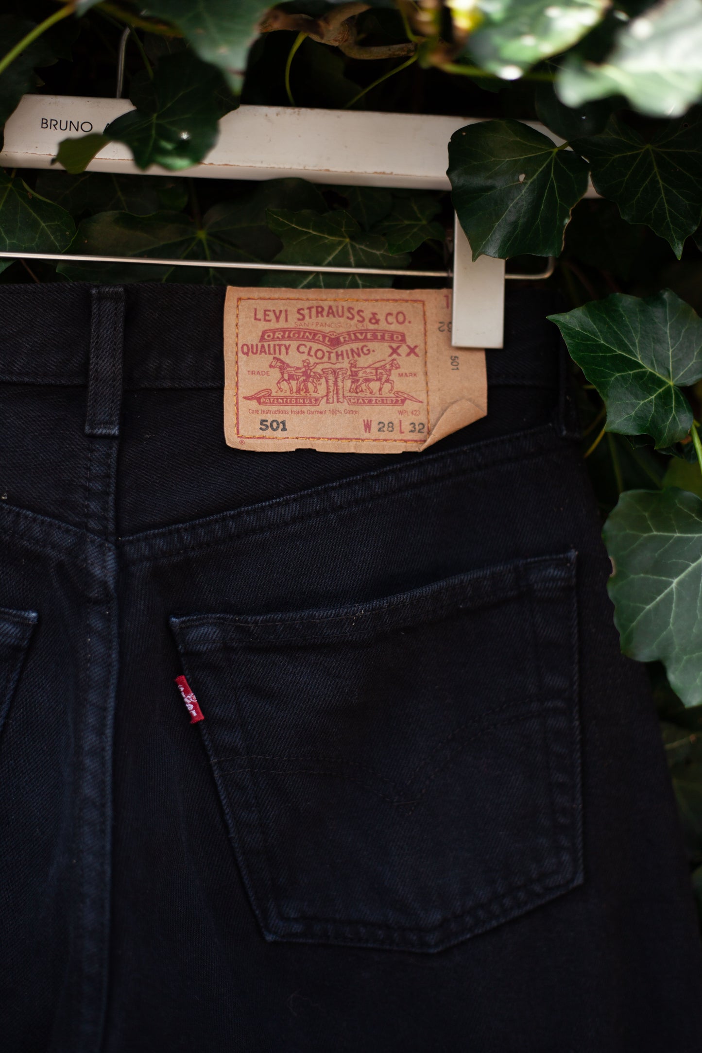 JEAN LEVI'S 501 VINTAGE NOIR