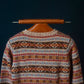 Pull Fair Isle japonais "Mademoiselle NON NON" taille S