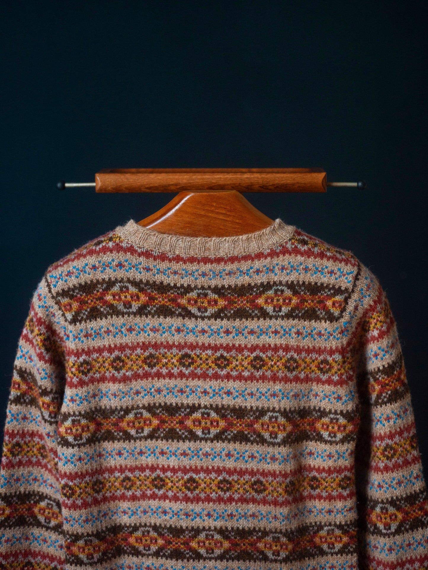 Pull Fair Isle japonais "Mademoiselle NON NON" taille S