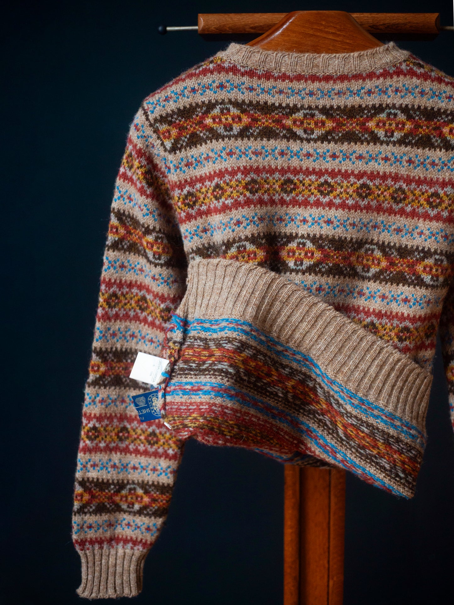 Pull Fair Isle japonais "Mademoiselle NON NON" taille S