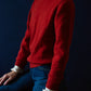 PULL ROUGE SHETLAND VINTAGE (TAILLE M)