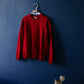 PULL ROUGE SHETLAND VINTAGE (TAILLE M)