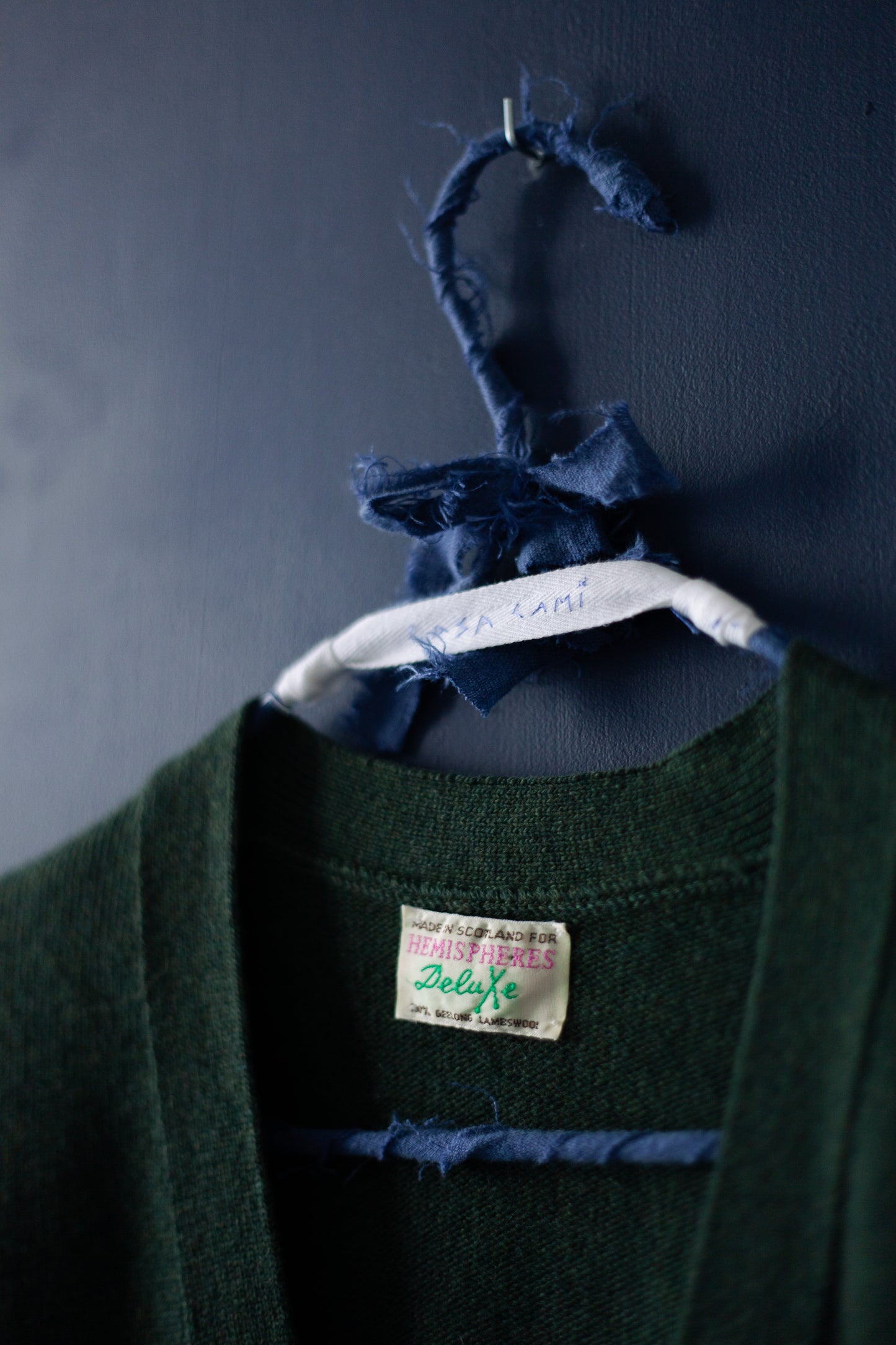 CARDIGAN VERT VINTAGE