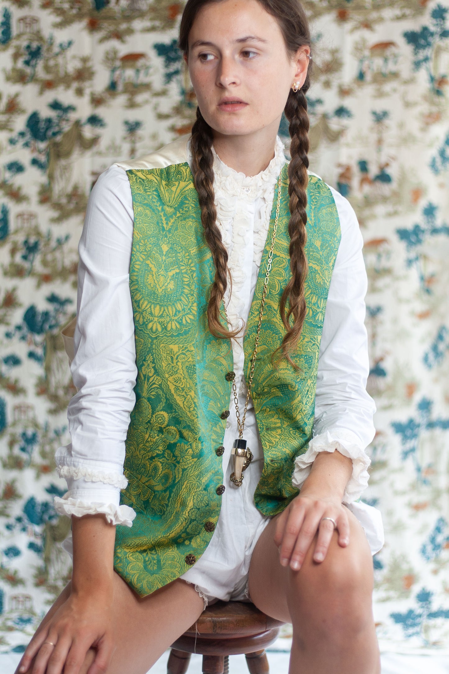 GILET EN SOIE FAVOURBROOK