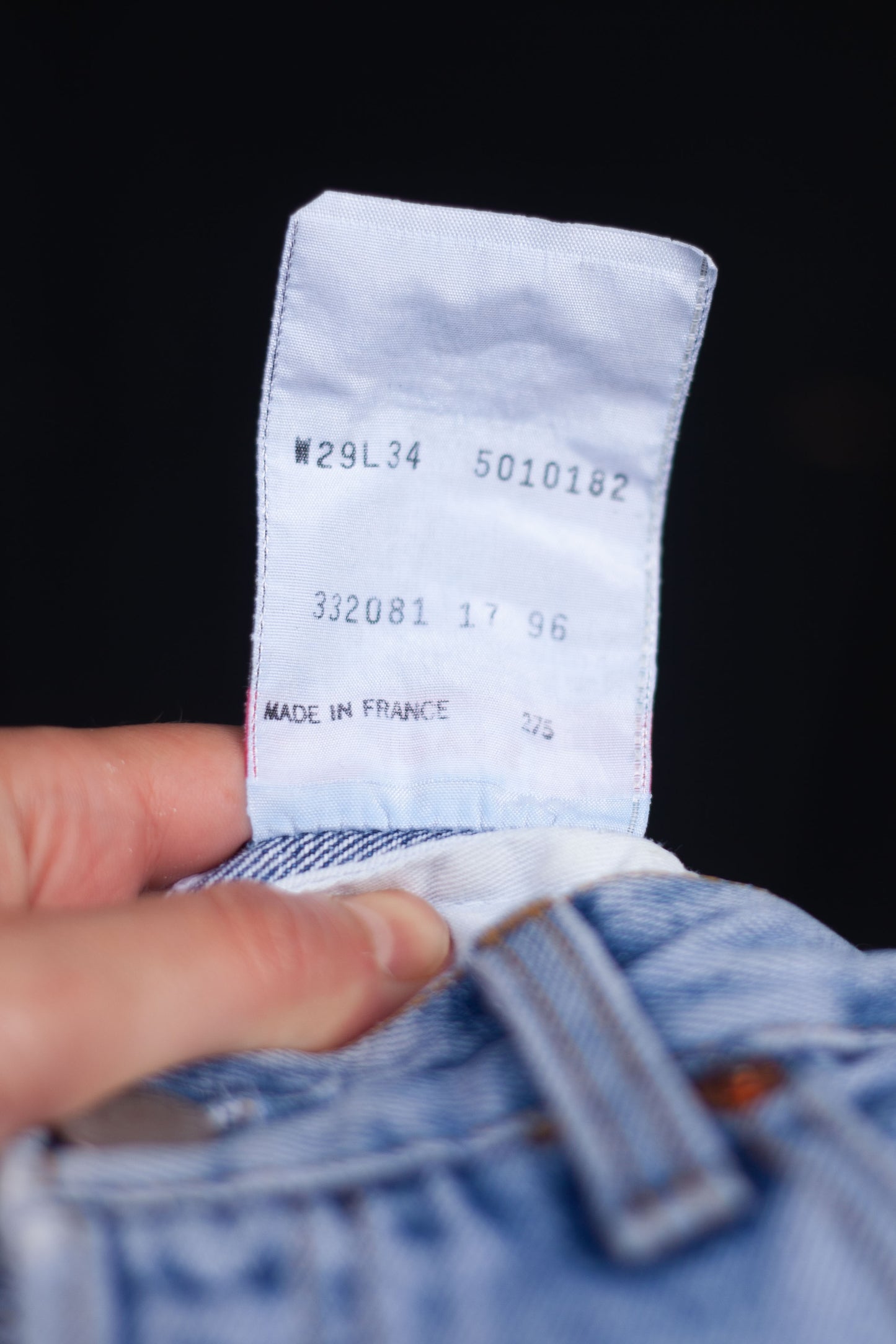 JEAN LEVI'S 501 VINTAGE MADE IN FRANCE