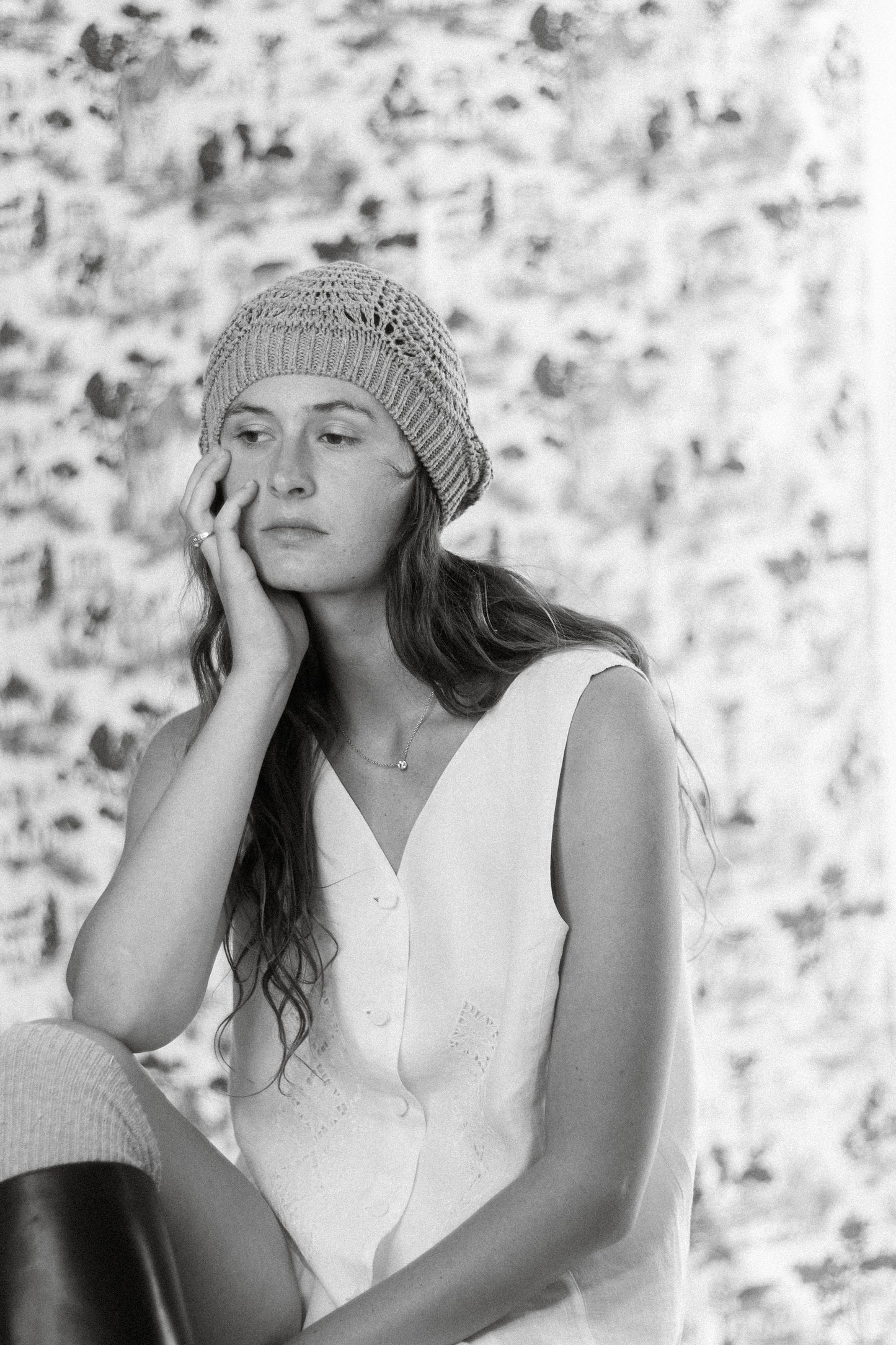 DÉBARDEUR VINTAGE BRODÉ