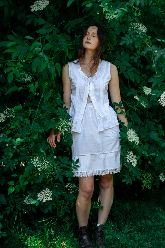 TOP EN DENTELLE VINTAGE